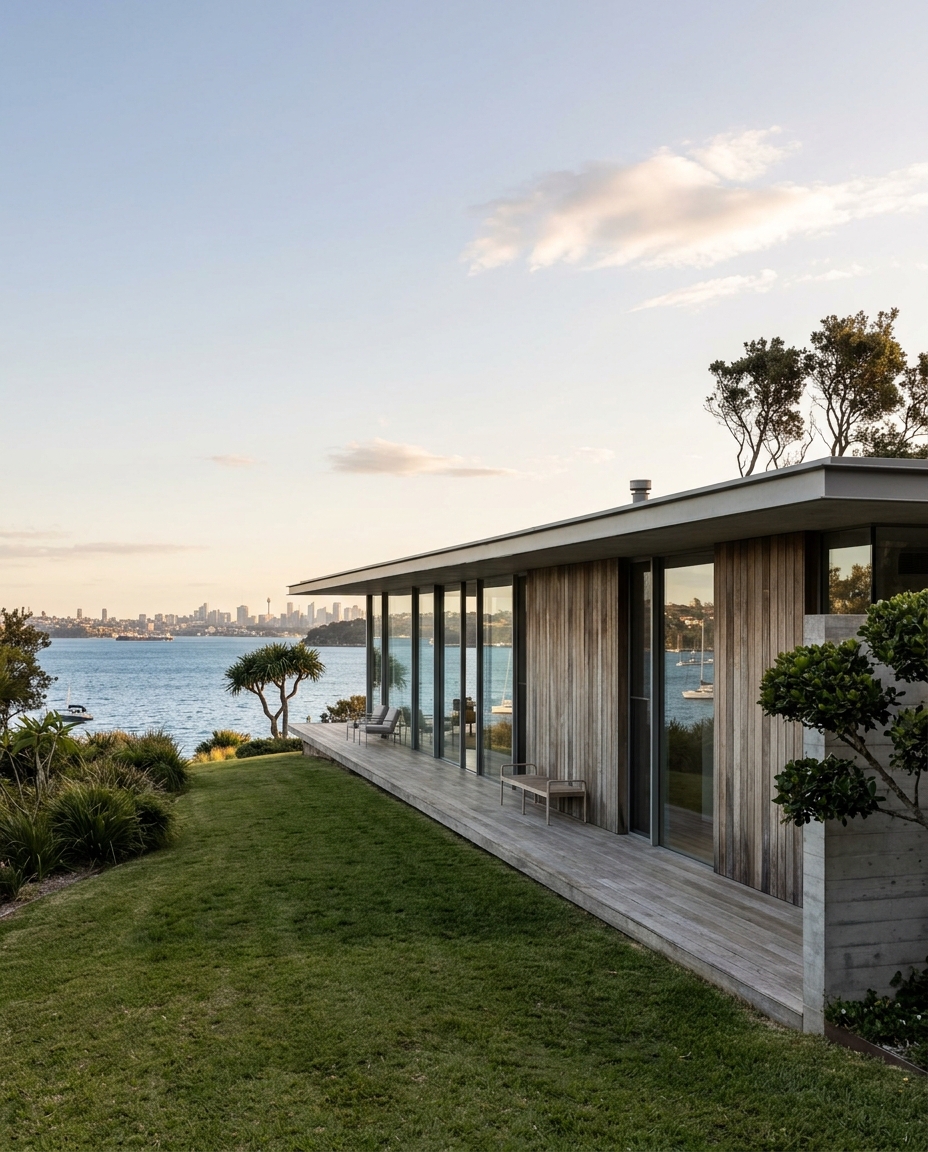 The Long Room — single-volume coastal house